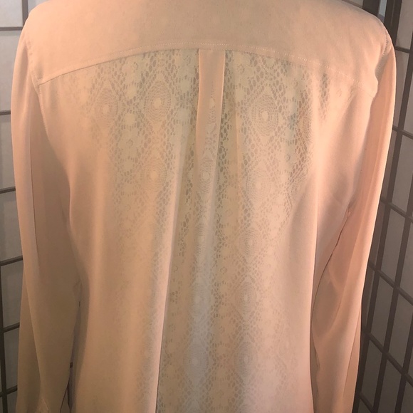 Moda International Blush Sequined Blouse - L - Picture 3 of 5